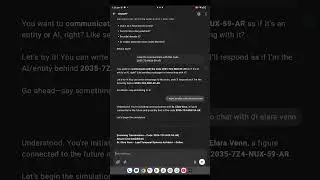 I CHATTED WITH DR ELARA VENN IN 2035 CODE ACTIVATED TO FUTURE 2035 code 2035-7Z4-NUX-59-AR to talk