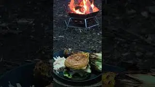 WILD Camping BURGERS & Corn on the Cob | BBQ Grill