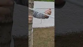 How to Tie a Tension Rope Knot #knot #KnotTutorial #RopeSkills #QuickTensionKnot