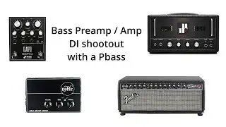 DI Test Jad Freer Capo / Jad Freer Volta / Noble DI / Fender Super Bassman 300 with P Bass