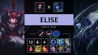 Elise Mid vs Lissandra - EUW Master Patch 25.17