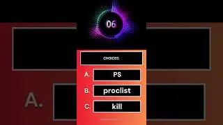 Linux Interview Question #6 - Process Management Commands