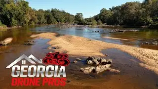Flying the DJI Mavic 4 Pro Low Over the Ocmulgee River | River North Blvd Bridge, Macon GA