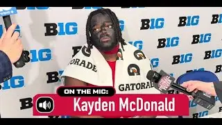 Ohio State's Kayden McDonald on Big Ten Championship Game loss: 