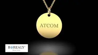 Lantisor cu Pandantiv Best Friends Aur galben 14 kt personalizabil