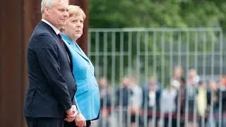 Merkel seen shaking for third time in a month