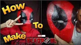 DIY: How to make a realistic Deadpool mask using cardboard