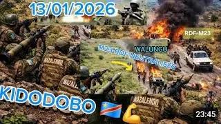 🔥13.01.26 WALUNGU: EMBUSCADE FATALE DES WAZA SUR M23-RDF À KIDODOBO, PLUSIEURS REBELLES NEUTRALISÉS 
