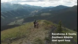 Racehorse & Castle Southern Alberta dual sport loop