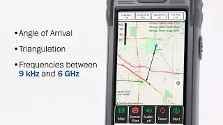Bird SignalHawk&trade; AOA,  RF Spectrum Analyzer with Angle of Arrival Feature