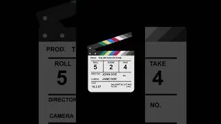 Why this Slate is used in Film Making? | Clapperboard