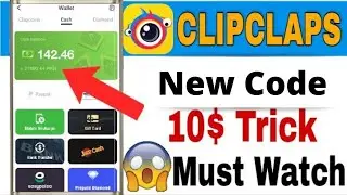 Clipclaps code 10$ || Clipclaps App Reedem Code || clipclaps new update 2022 || clipclaps hack 2022