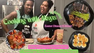 EASTER EDITION Cooking with Maya! Making Trader Joe&rsquo;s Meyer Lemon Cake, Deviled Eggs, & More! 🐣
