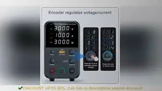 Wanptek DC Lab Power Supply 30V 60V 120V Adjustable Voltage Regulator Preset Voltage Current Dual