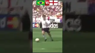 How Ronaldinho Eliminated England with One Magical Goal #ronaldinho #worldcup2002 #freekick