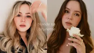 Blonde to Brunette | @lindsrosso