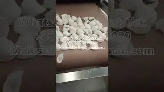 Microwave drying and sterilization tunnel furnace for puffed food