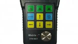 Metrix+ UTM90CT Through coating ultrasonic thickness gauge |  Working video w/ data transfer