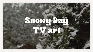 Snow Day 4K TV Screensaver Art | Light LoFi 20 minutes