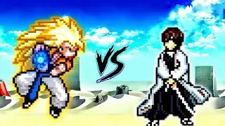 Gogeta SSJ3 V5 OP VS Captain Aizen V2 OP in Mugen