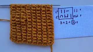 Knitting Rib Stitch Step by Step 🧶 Easy Tutorial for Absolute Beginners