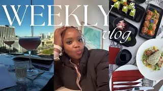 WEEKLY VLOG| Cook With Me, New Hair Do, Feminine Maintenance Week, Dinner Date and I Have Some Tea 😊