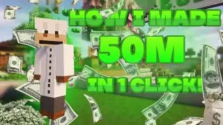 How I Made 50 Million Coins in 1 Click (Skyblock Real Estate)