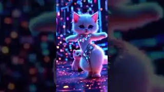 The little cat is dancing #cat #cats #ai #catstory #catvideos #cartoon #cartooncat
