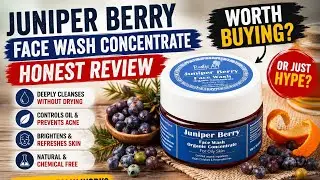 RUSTIC ART juniper berry facewash review! @FitTuber suggested #naturalfacewash