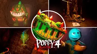 Poppy Playtime Chapter 4 - Pianosaurus FULL Boss Fight & ALL New Scenes