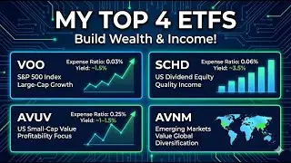 The Only 4 ETFs You Need to Build Wealth (VOO, SCHD, AVUV, AVNM)