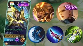 ZILONG INSANE BROKEN COUNTER BUILD VS MAGE FIGHTER || BADANG MOBILE LEGENDS