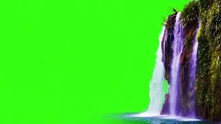 FREE HD Green Screen - JUNGLE WATERFALL 17