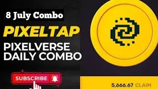 Pixel Tap Pixelverse : 8  July Daily Combo | Pixelverse Daily Combo Today#pixelverse