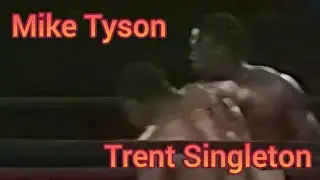 Mike Tyson vs Trent Singleton 2nd Pro Fight HD Boxing Apr 10, 1985