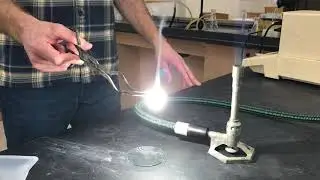 Burning Mg