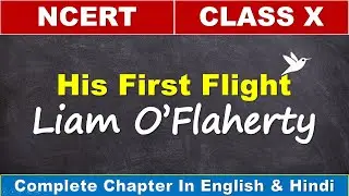 His First Flight by Liam O'Flaherty | Summary and Explanation in English and Hindi | NCERT Class 10