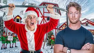 Santa Walked Into A Gym... Then Broke Their Pull-Up Record !!