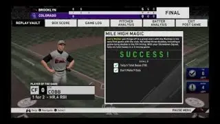 Ty Cobb Hits A Grand Slam Home Run. MLB&reg; The Show&trade; 20