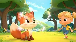 Little Fox Followed a Glitter Trail 🦊 | Nursery Rhymes for Kids & Baby Songs