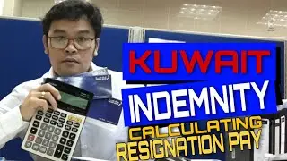 Kuwait Indemnity for Below Three Years of Service