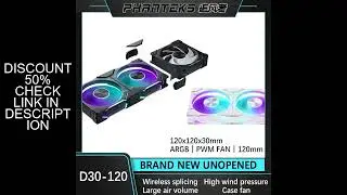 PHANTEKS D30-120 12cm ARGB splicing-free chassis cooling fan 30mm thick 7 blades high wind pressure