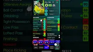 BEST TRAINING FOR KAKA 102 LEVEL | #efootball #kaka #level #training
