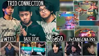 Streamers reaction to Domeng, Yue and Edward's Crazy Connection against TEAM SPIRIT...😱😱😱