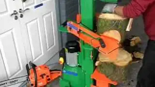 MAX AXE 10 Ton Electric Log Splitter from Hartnett Products Cork