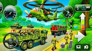 US Offroad Army Truck Driving 3D 2026 - Army Truck Driving Cargo Games - Andriod Gameplay