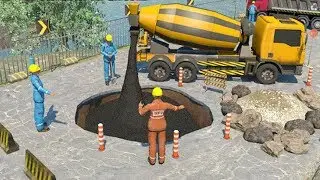 Real Road Construction - Simulation of heavy excavators | Android Gameplay