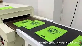 conveyor belt table non woven bag screen printing machine
