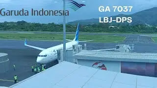 Garuda Indonesia GA7037 Boeing 737 Flight review Labuan Bajo [LBJ] to Denpasar Bali [DPS]