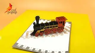 Pop up cards 3D about means of transport | Cut Pop Up